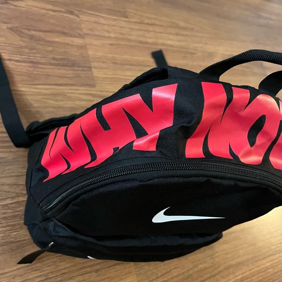 Nike Black 3Brand Backpack with Red Accents - Picture 3 of 7